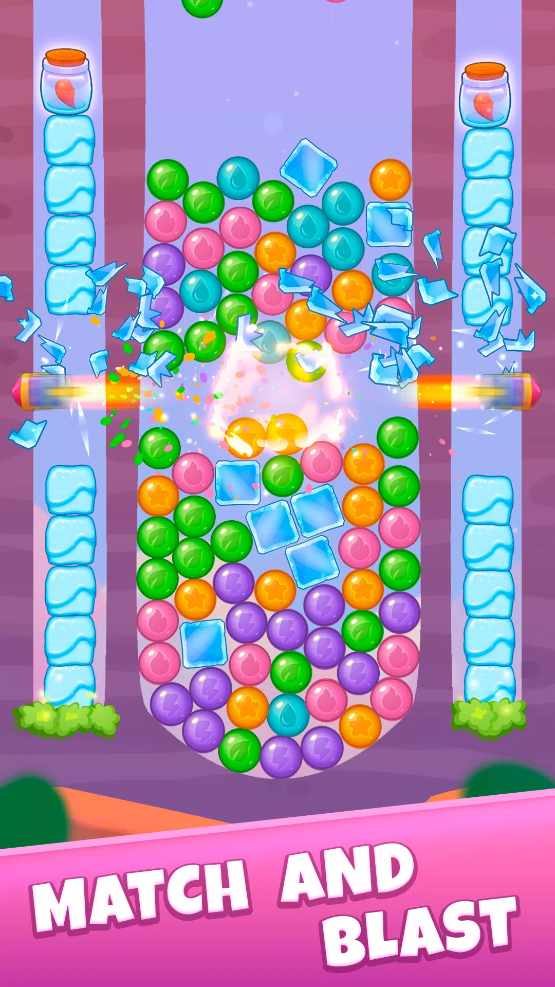 Pop Blast - Match Ball Puzzle ekran görüntüsü 3