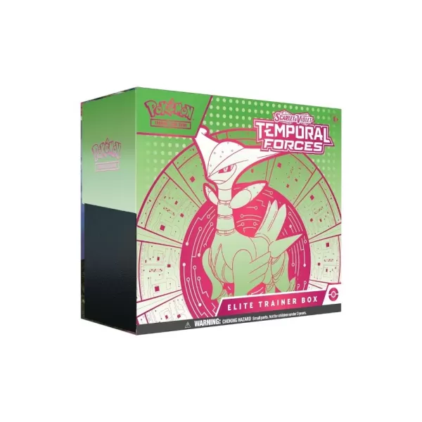 Pokémon TCG: Temporal Forces Elite Trainer Box featuring Iron Leaves