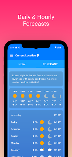 Weather on Homescreen screenshot 3