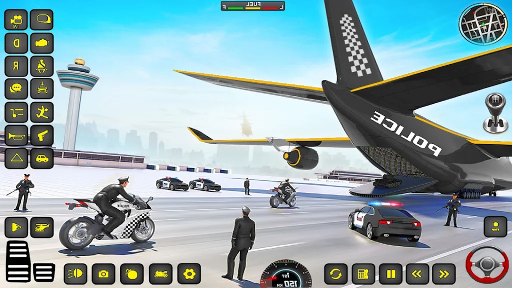 ภาพหน้าจอ Police Truck Transport Game 3