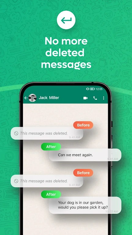 Weye: Recover Deleted Messages Screenshot 2