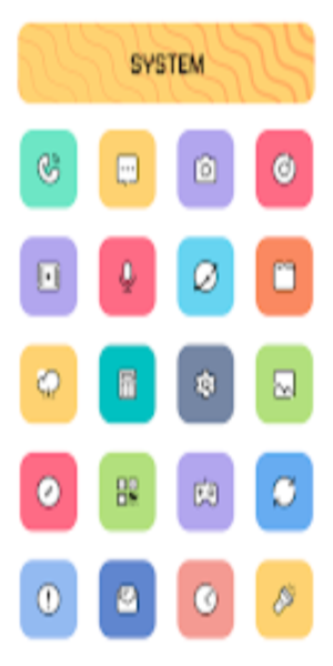 Crayon Adaptive IconPack 스크린 샷 1