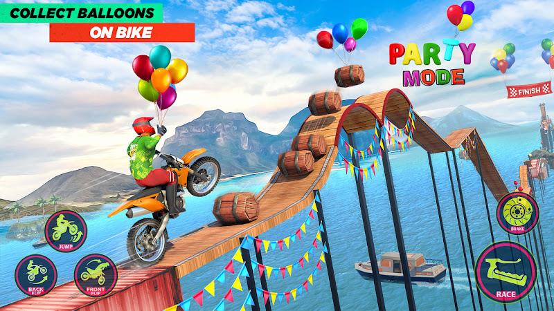 ภาพหน้าจอ Bike Race 3D: Bike Stunt Games 1