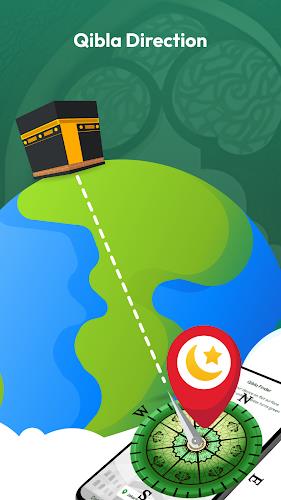 ภาพหน้าจอ Qibla Direction - Qibla Finder 2