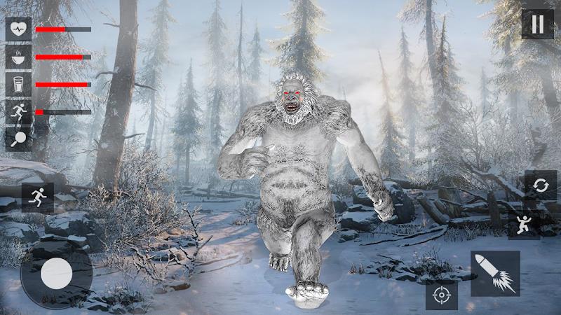 ภาพหน้าจอ Bigfoot Yeti Hunt & Survival 2