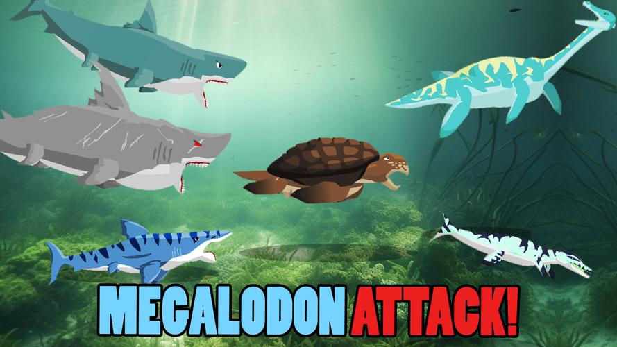 Megalodon Fights Sea Monsters экрана 1