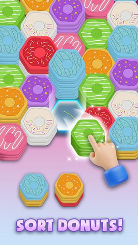 Donut Stack Sort屏幕截圖1