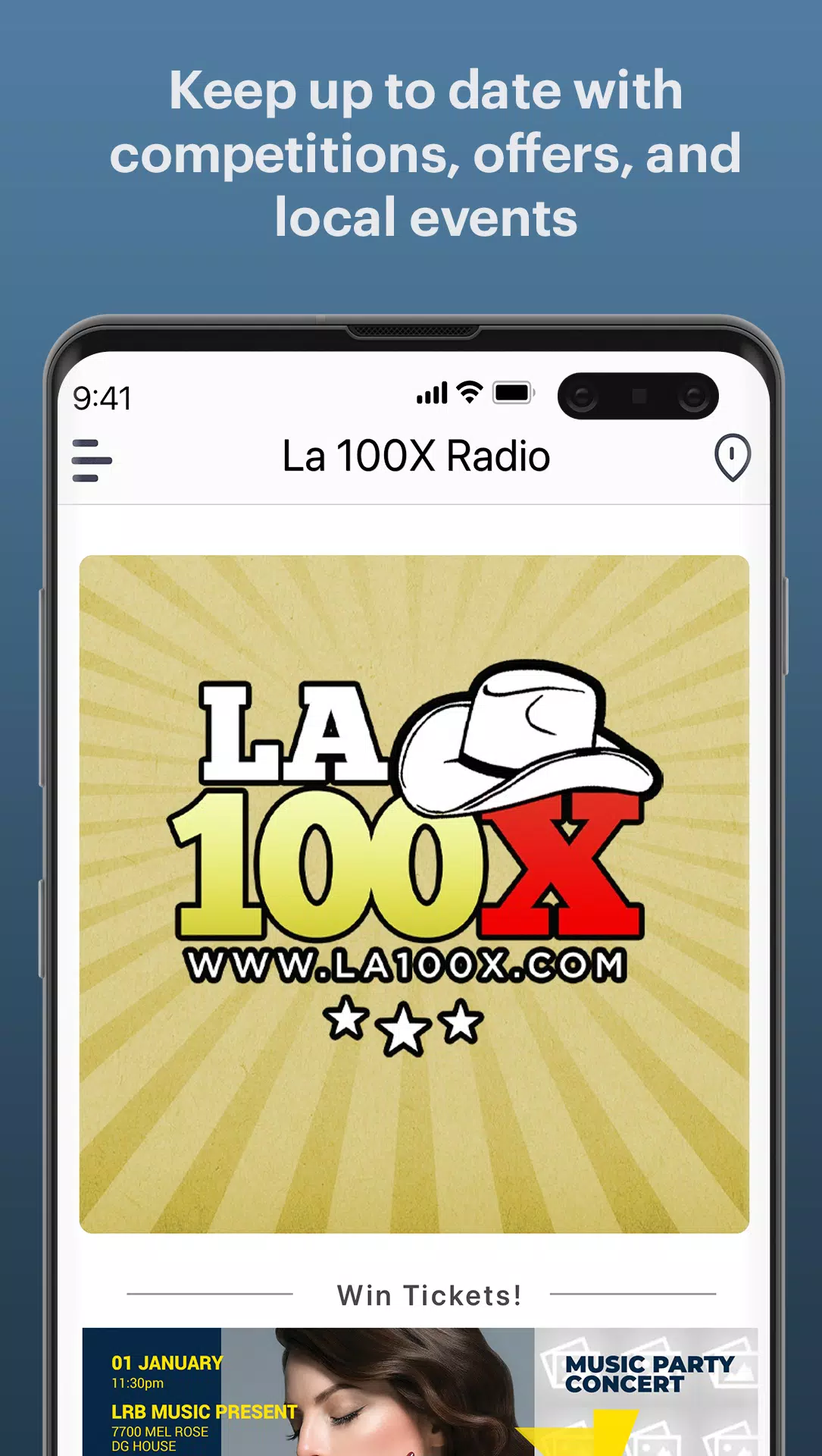 La 100X Radio屏幕截圖1