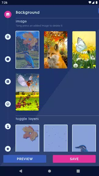Parallax Nature Live Wallpaper ảnh chụp màn hình 1