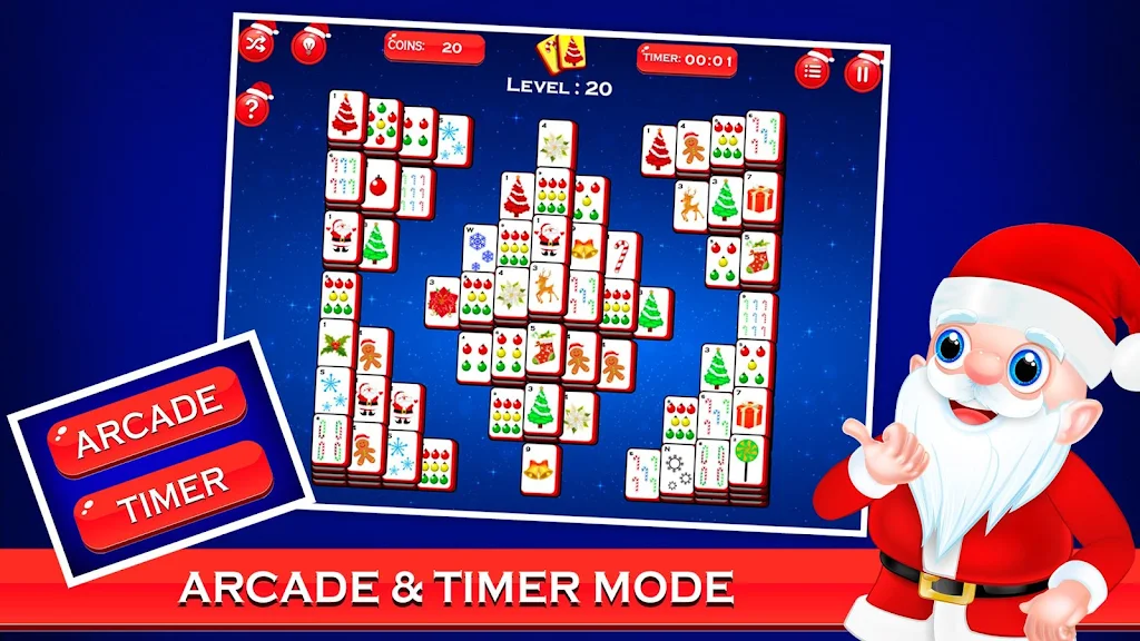 Mahjong Deluxe - Christmas Fun Screenshot 3