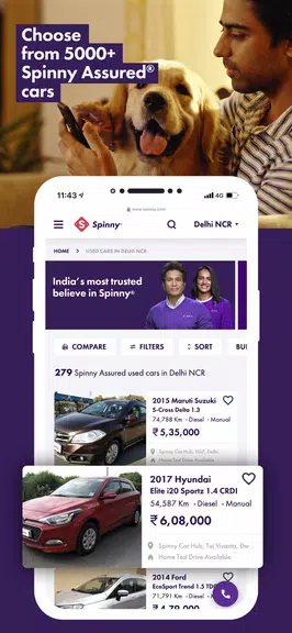 Screenshot Spinny - Buy & Sell Used Cars 2