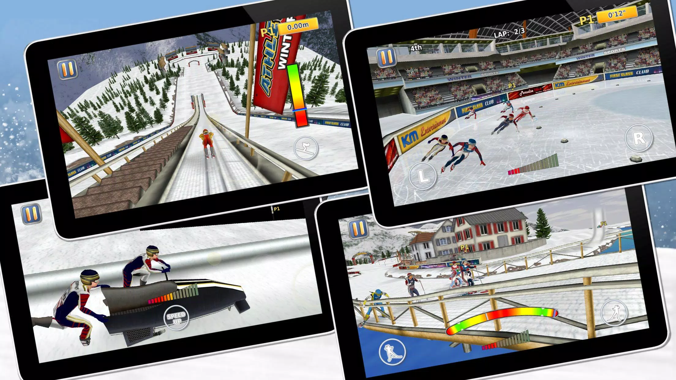 Athletics 2: Winter Sports captura de pantalla 2