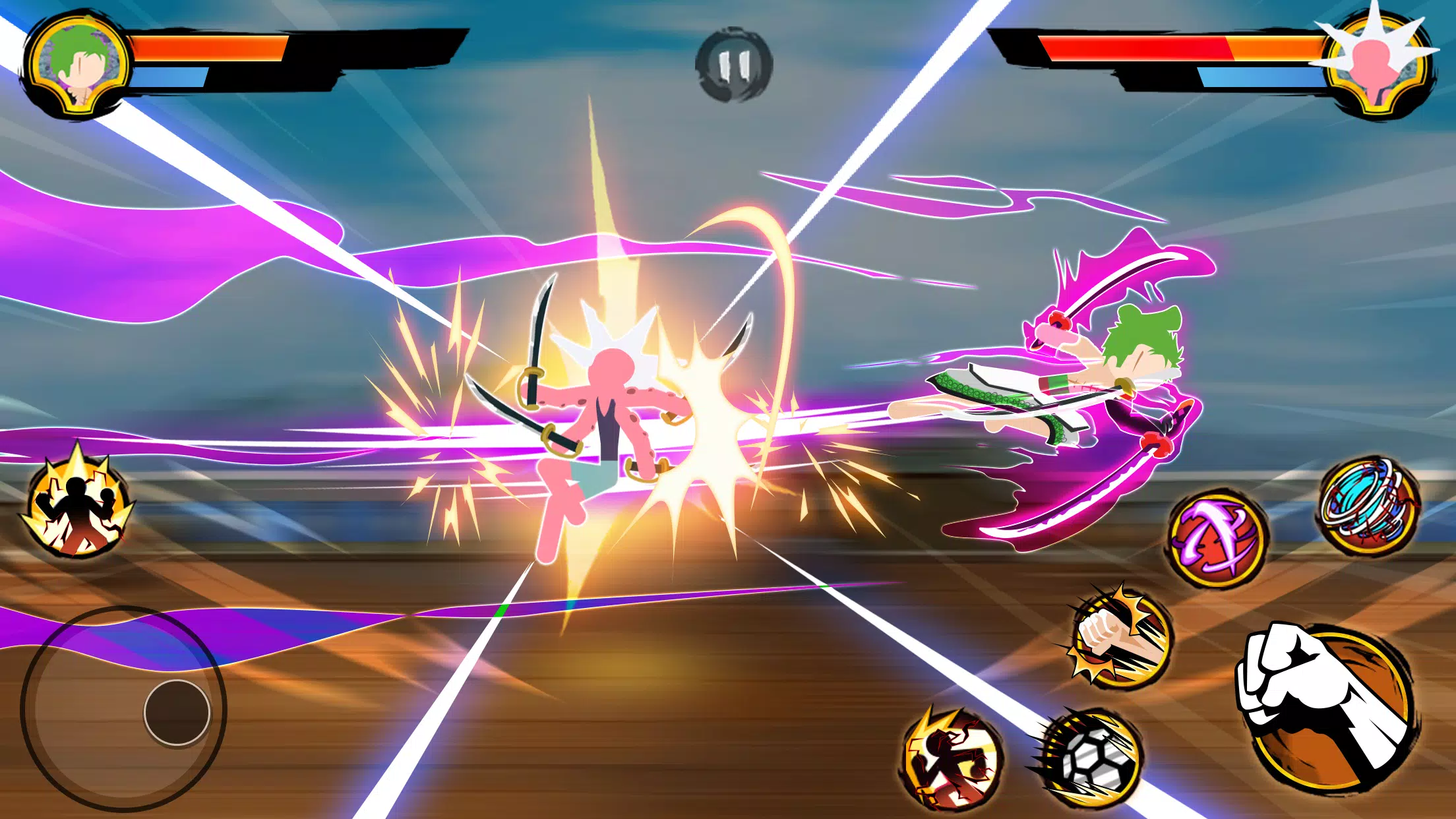 Stick Pirates Fight captura de pantalla 3