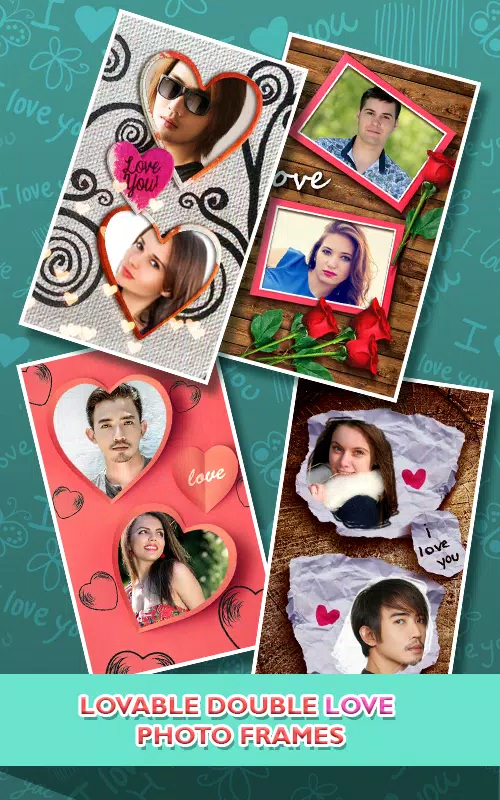 Love Photo frames Collage Schermafbeelding 2