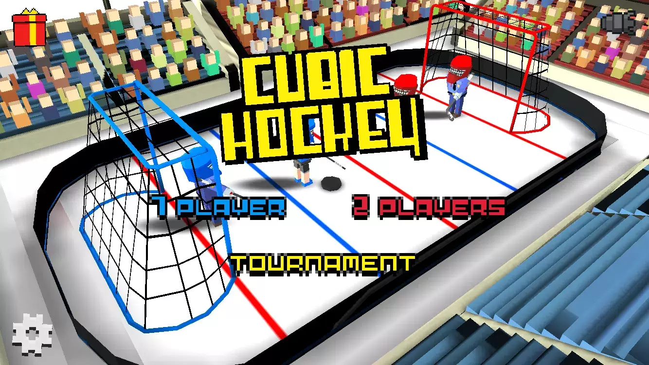 Cubic Hockey 3D ekran görüntüsü 1