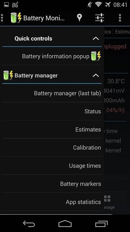 3C Battery Manager ภาพหน้าจอ 2