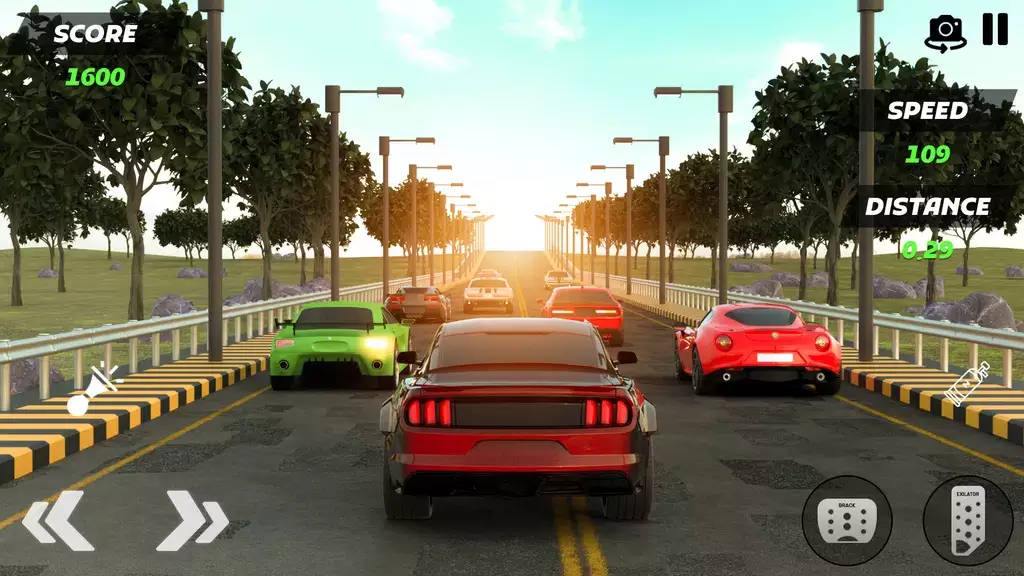 Turbo Traffic Car Racing Game স্ক্রিনশট 4