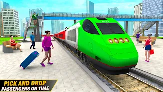 City Train Driving Train Games Screenshot 2