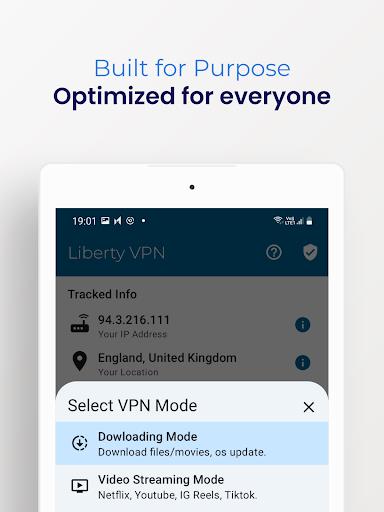 Liberty VPN Secure & Fast VPN Ekran Görüntüsü 3