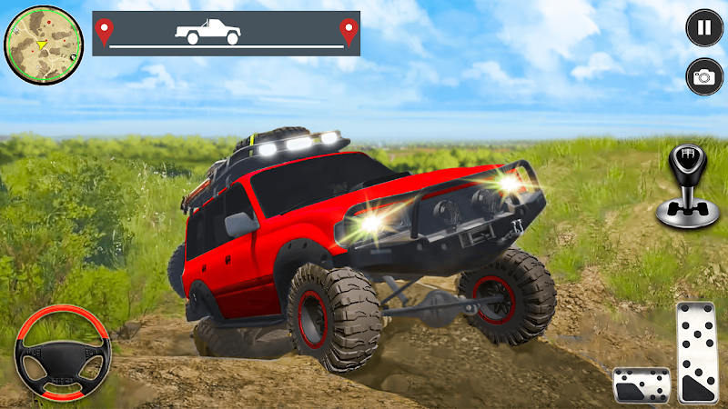 4x4 Turbo Jeep Racing Mania 스크린 샷 1