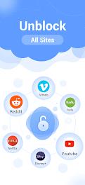 MOON: Anti Blokir VPN Browser ảnh chụp màn hình 3