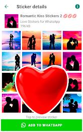 Romantic Stickers for WhatsApp স্ক্রিনশট 3