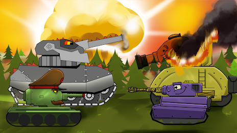 Merge Tanks: Tank War Combat captura de pantalla 1