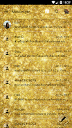 SMS Messages GlitterGold Glass zrzut ekranu 3