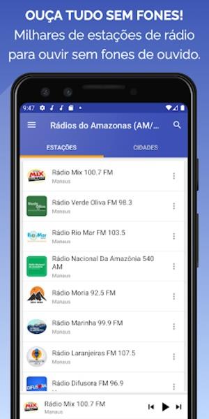 Rádios do Amazonas (AM/FM) экрана 3