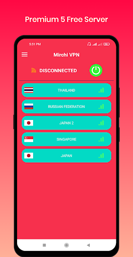 Mirchi VPN - Private & Fast ကိုဖန်သားပြင်2