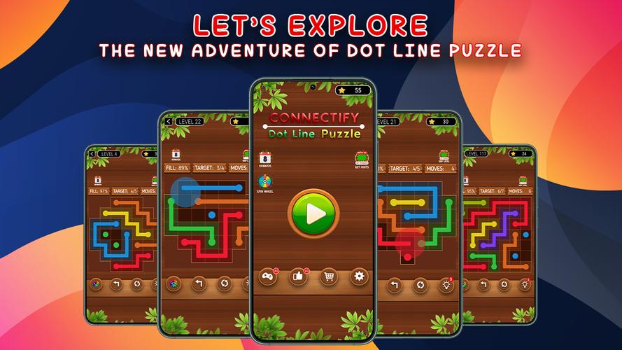 Dot Connect - Two Dots Puzzles экрана 1