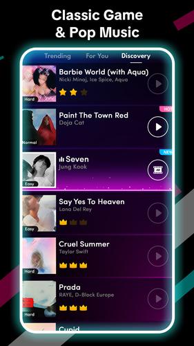 Screenshot Piano Rainbow Tiles Music Game 2
