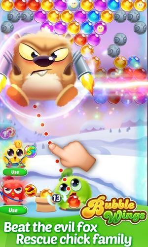 Bubble Wings: bubble shooter Capture d’écran2