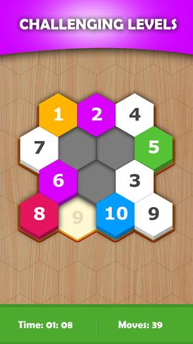 Hexa Sort Puzzle captura de pantalla 2