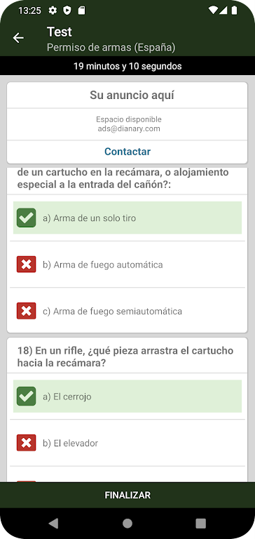 ExamenesCazador.com 스크린 샷 4