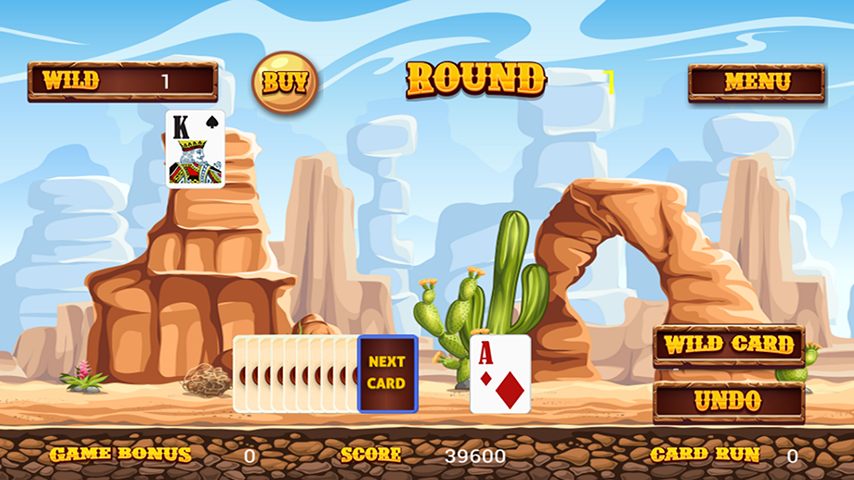 Wild West Tri Peaks Solitaire Ảnh chụp màn hình 2