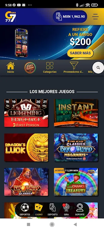 Gana777 Apuestas y Casino screenshot 4