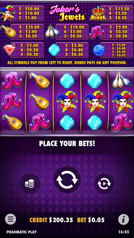 Joker’s Jewels Slot Casino Win屏幕截圖2