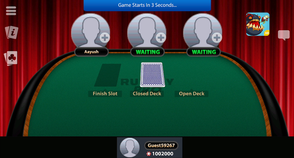 Play Indian Rummy: 13 Cards & Pool Rummy Online स्क्रीनशॉट 1