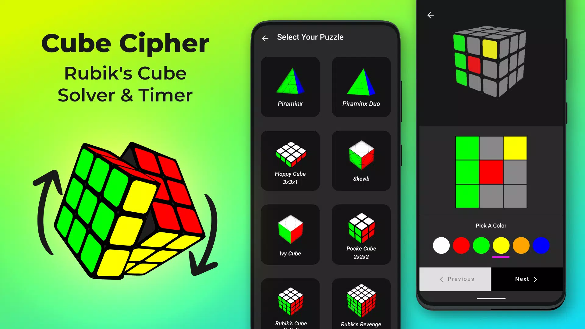 Cube Cipher - Würfel-Löser Screenshot 1