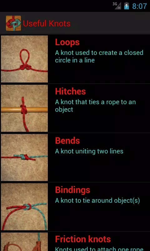 Useful Knots captura de pantalla 1