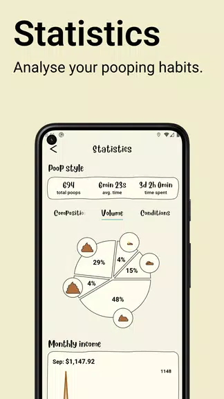 Poopie - Poop Map & Calendar ảnh chụp màn hình 3