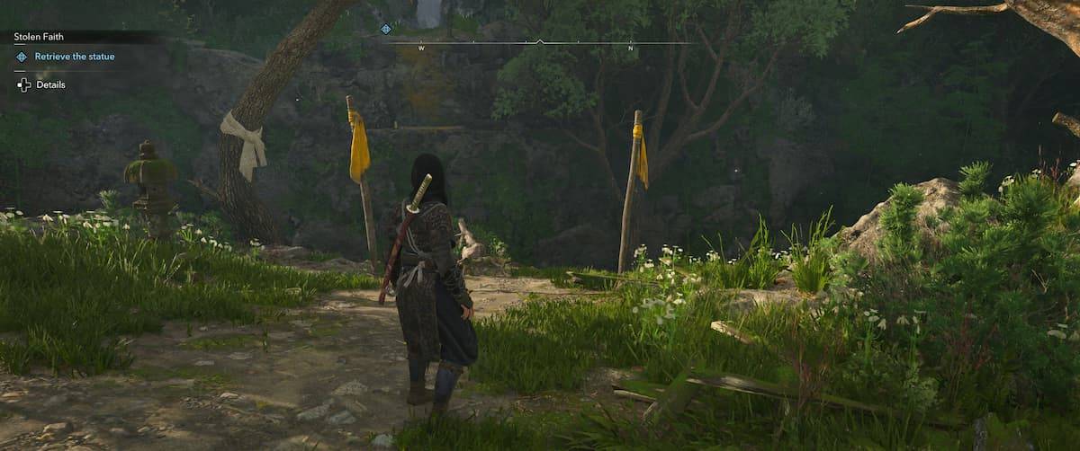 Camino del inicio del cofre de valor