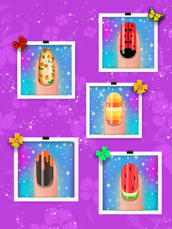 Fashion Nail Polish Salon Game ကိုဖန်သားပြင်4