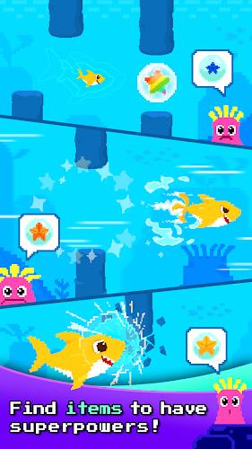 Baby Shark 8BIT : Finding Frie ကိုဖန်သားပြင်4