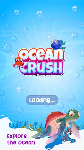 Ocean Crush Game - Match 3 captura de pantalla 1