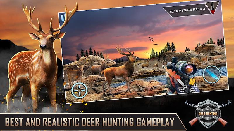 Deer Hunting Simulator Games ekran görüntüsü 1