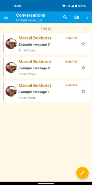 FairEmail, privacy aware emailスクリーンショット3