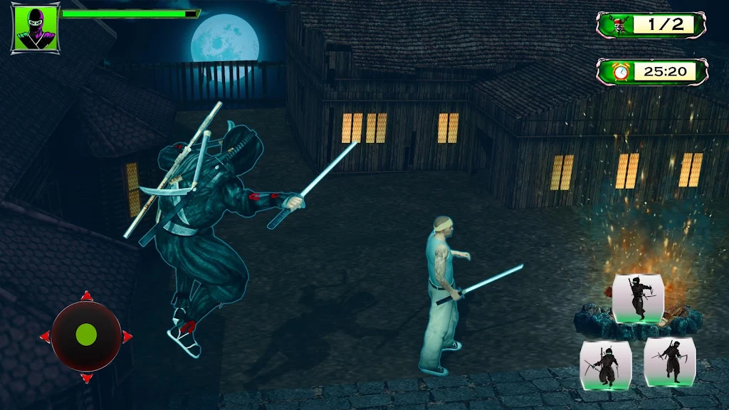 Ninja Hero Assassin Samurai Pirate Fight Shadow स्क्रीनशॉट 1