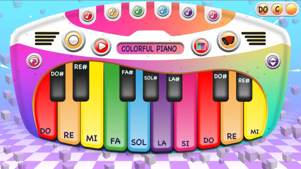 Colorful Piano Capture d'écran 1